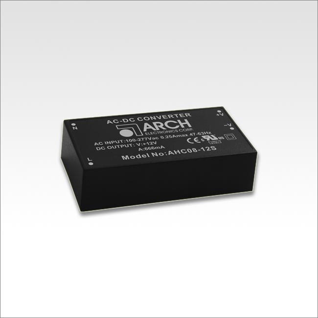 AHC08板載寬輸入電壓電源模塊90~305Vac原裝庫(kù)存