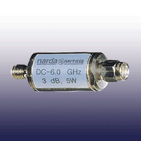 AF-SMA-6-5-20  固定衰減器-SMA-DC至6 GHz，5W